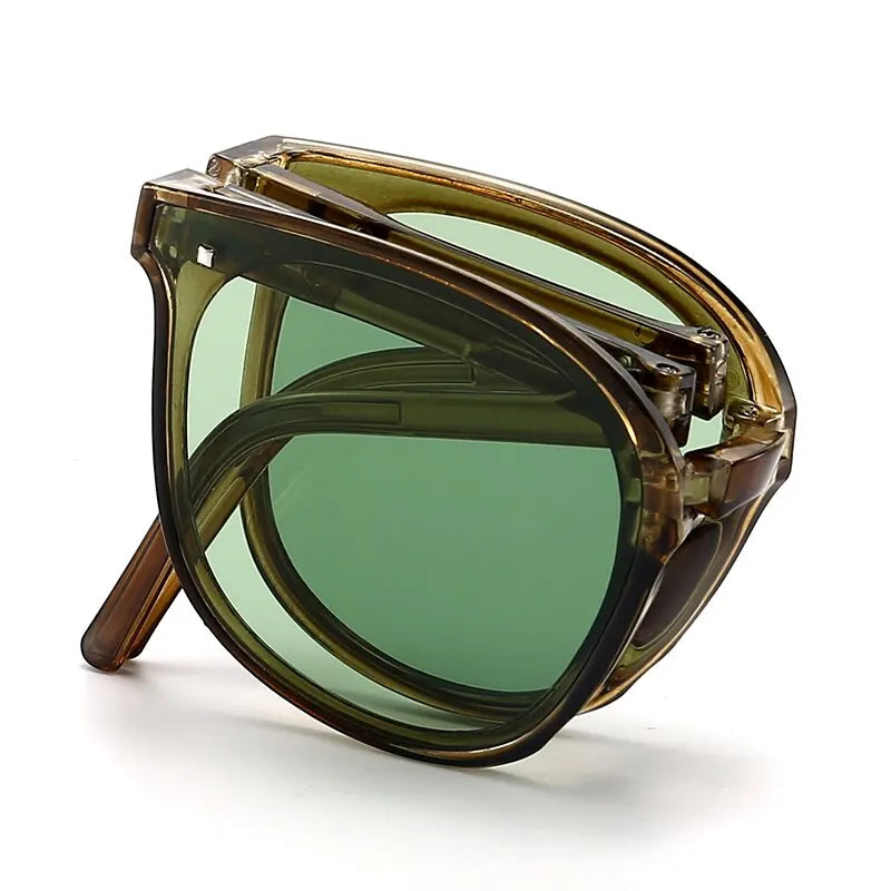 Óculos de sol dobrável feminino uv 400 ciclismo